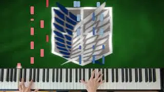 Attack on Titan - The Reluctant Heroes (Slow Piano Version) [Synthesia]