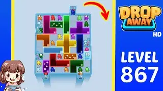 Drop Away Level 867 Solution Walkthrough