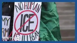 Hoosiers across Indy metro protest immigration enforcement in Indiana