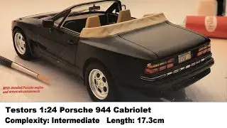 Testors 1:24 Porsche 944 Cabriolet Kit Review