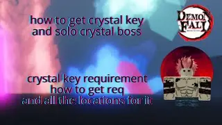 How to get crystal key and solo crystal demon (All locations) | Demonfall