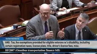 MN House debates HF2887, the omnibus transportation finance bill 4/19/23