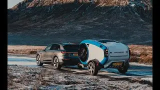 Elektro Mink-E - der erste teardrop caravan speziell f&uuml;r Elektroautos - sogar mit E-Standheizung