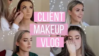 7 CLIENTS IN 1 DAY! BALL/ PROM MAKEUP CLIENT VLOG| Fallon Kate