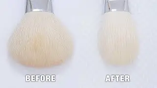 HOW TO: Reshape Makeup Brushes (Easy!)