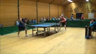 Tischtennis Verbandsoberliga 13/14 Wackernheim - TTC Mülheim Koch - Buchwald