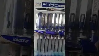 Hauser Fluidic Pen Review ₹10 ✍️ | Best 10 Rs Pen? Smooth Writing + Ink Test #shortsfeed