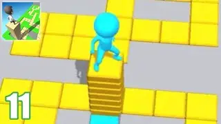 Stacky Dash Gameplay Walkthrough Level 11 (Android, iOS)