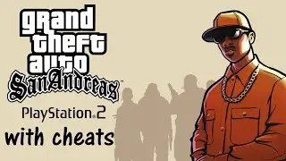 GTA San Andreas on Real PlayStation 2 Hardware with Cheats Playthrough - 1440p