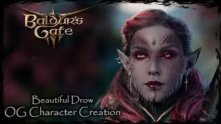 BALDUR'S GATE 3 || Beautiful Drow [Original Character #335] - Female Character Creation