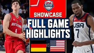 United States vs. Germany Full Match Highlights | USA Basketball Showcases