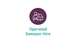 Go Plant Fleet Services - Operated Sweeper Hire animation