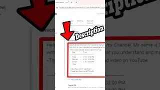 How to add the description in Channel.