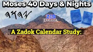 A Deep Zadok Calendar Study: Moshe's 3 X 40/40