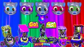 TALKING TOM HERO DASH &times; COLOUR REACTION WORLD FULL BOSSES VS HERO TOM FIGHTS FOR PRISON TRAP FRIENDS