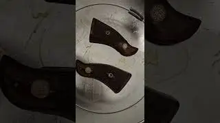 1960's Smith & Wesson Diamond dark Cherry service stocks/grips stripped, restored and refinished