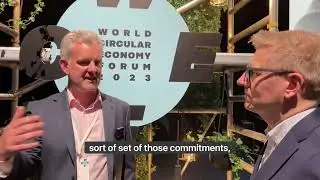 Ben Davies talking with Kimmo Tiilikainen - Greetings from WCEF 2023