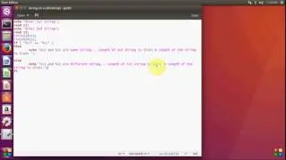 string comparison in shell programming