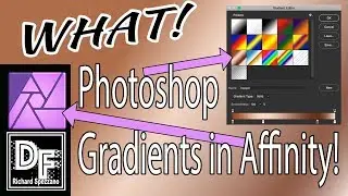 Photoshop gradient presets into Affinity Photo tutorial