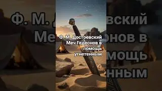Ф. М. Достоевский ✒️ Меч Гедеонов в помощь угнетенным