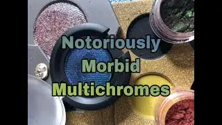 Insanely Gorgeous Multichrome Eyeshadows!  Notoriously Morbid is a MUST for your collection!