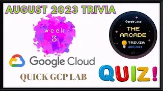 Qwiklabs Trivia August Week 3 Quiz Answers