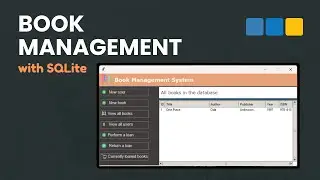 Python Book Management System with SQLite - Part 2: Insert & Retrieve Data from the Database