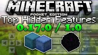 TOP HIDDEN FEATURES IN MCPE 0.17.0! - 1.0 Secret Changes & Options - Minecraft Pocket Edition