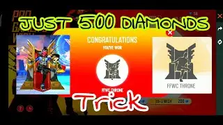 Chair emote in 500 diamonds trick in pro gamers wish freefire telugu/flag emote trick in pro gamers🤘