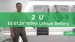 Enershare  2U 51.2V 100Ah lithium iron phosphate (LiFePO4) Battery