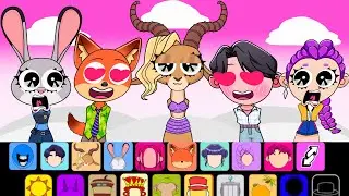 ZOOTOPIA 2 Sprunki Mod / Nick and Judy VS Rumi and Jinu Kpop Demon Hunters 