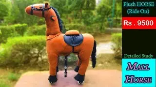Horse Toy for Kids | Plush Ride on animal Toys | Horse in a mall Unboxing
