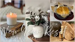 A Gentle 2026 New Year Reset | Winter Decorating, Loving Our Home & Baking Bread
