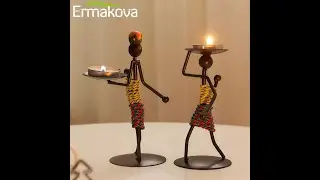 ERMAKOVA Nordic Metal Candlestick