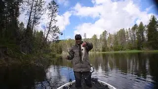 Idaho bass fishing Cascade lake day 1
