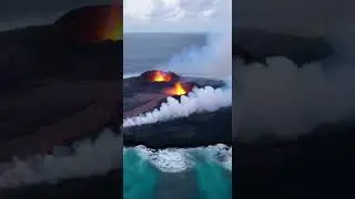 A New Volcanic Island Is Born From the Sea 🌋🌊