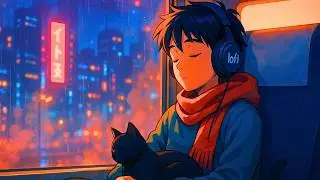 Night Train Lofi 🌧️ Deep Chill Beats for Sleep, Study & Late Nights