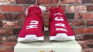 Adidas X Pharrell NMD Human Race Red BB0616 With Original Boost Limited Pairs from