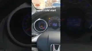 2010 Honda fit sport cold start