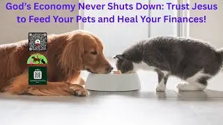God’s Economy Never Shuts Down: Trust Jesus to Feed Your Pets and Heal Your Finances!#TrustInJesus