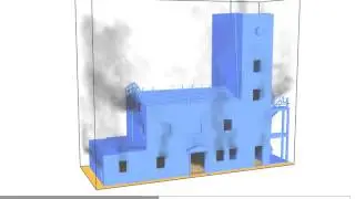CFD simulation of a Firefighting Tower