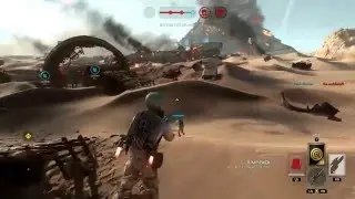 Star Wars Battlefront Sniping A Jet Packer On His Way Down