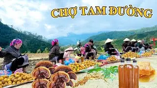 CHỢ CỦA NGƯỜI LÀO, LỰ, THÁI, GIÁY NHỘN NHỊP DỊP CUỐI NĂM
