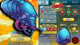 🔴Monster Legends - NAUTICK REview!!😱 CONTROLLER | Aloe Death The Baronex Kill Drill150 208millon