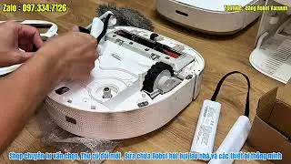 Hướng dẫn Thay Pin Robot hút bụi Xiaomi Dreame Bot W10 và  Xiaomi Mijia Pro