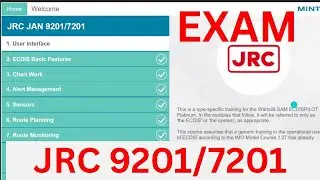 JRC JAN 9201 7201 ecdis Exam- Training Portal