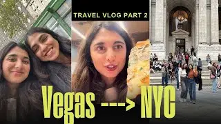 NYC Vlog Part 2 📍 New York Public Library + First NY Pizza 🍕 // Reuniting After 1 Year!✨