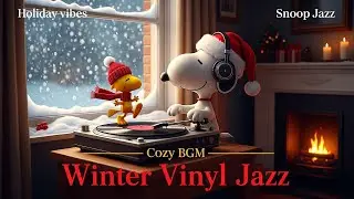 A Cozy Winter with Snoopy ☕❄️ Relaxing Jazz & Peaceful Holiday Moments - Snoop Jazz