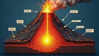 Formation of Block and Volcanic Mountains #socialstudies CBC Grades 5 to 9 #volcano