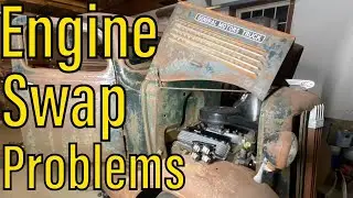 Engine Swap Problems LS Coil Relocation Brackets 1936 GMC